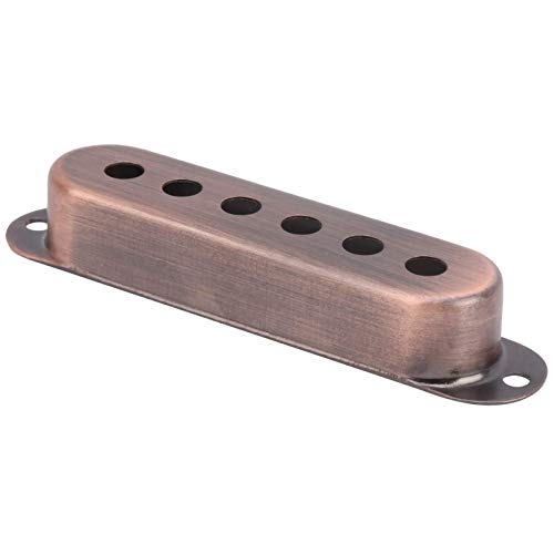 3 Pack Brass Single Coil Guitar Pickup Cover Guitar Accessories Compatible With St Sq Electric Guitar(48Mm)(Red Copper) Performance Accessory #TOP5