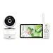 Leap Frog LF915HD Video Babyphone,neig/schwenkbare Kamera,5-Zoll-HD-Farbdisplay,Temperatur/Feuchtigkeitssensor,Weitwinkelobjektiv,Gegensprechen,Nachtsichtmodus,Zoom,Nachtlicht,Wandmontage,Weiss