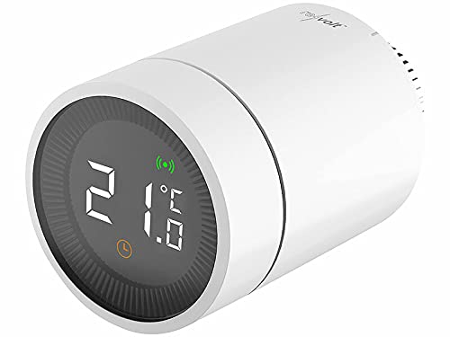 Preisvergleich Produktbild revolt Heizkörperthermostat App: Smartes Heizkörperthermostat, Sprachsteuerung, für Tuya-ZigBee-Gateway (Elesion Heizkörperthermostat, Thermostat Heizkörper, kompatible Heizkörperthermostate)