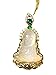 yigedan Free Certificate Finish ICED Out Green Jade Buddha Pendant Chain Necklace