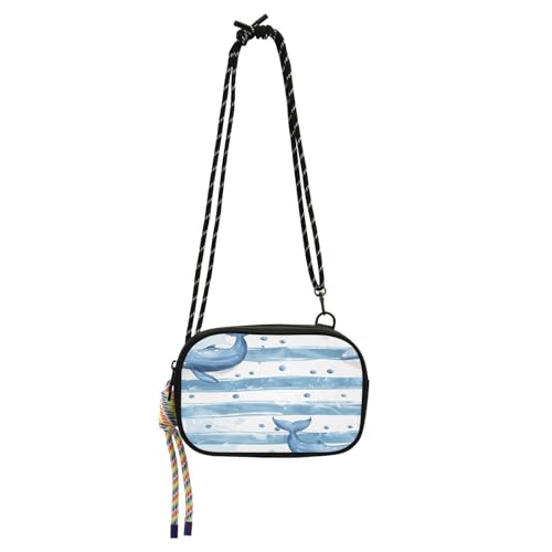 Crossbody Cell Phone Bag with Whale Design