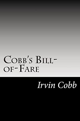 Cobb's Bill-of-Fare 1502838869 Book Cover
