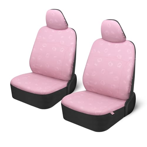Hello Kitty Pink Seat Covers 2pc