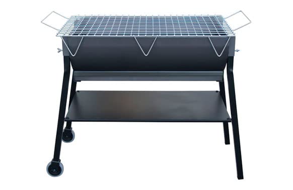 Flores Cortés 33719 Barbacoa, Negro, 87X50X82 Cm