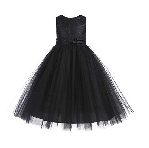 ekidsbridal-Lace-Tulle-Tutu-Flower-Girl-Dress-Formal-Princess-Beauty-Pageant-Dresses-188-2-Black