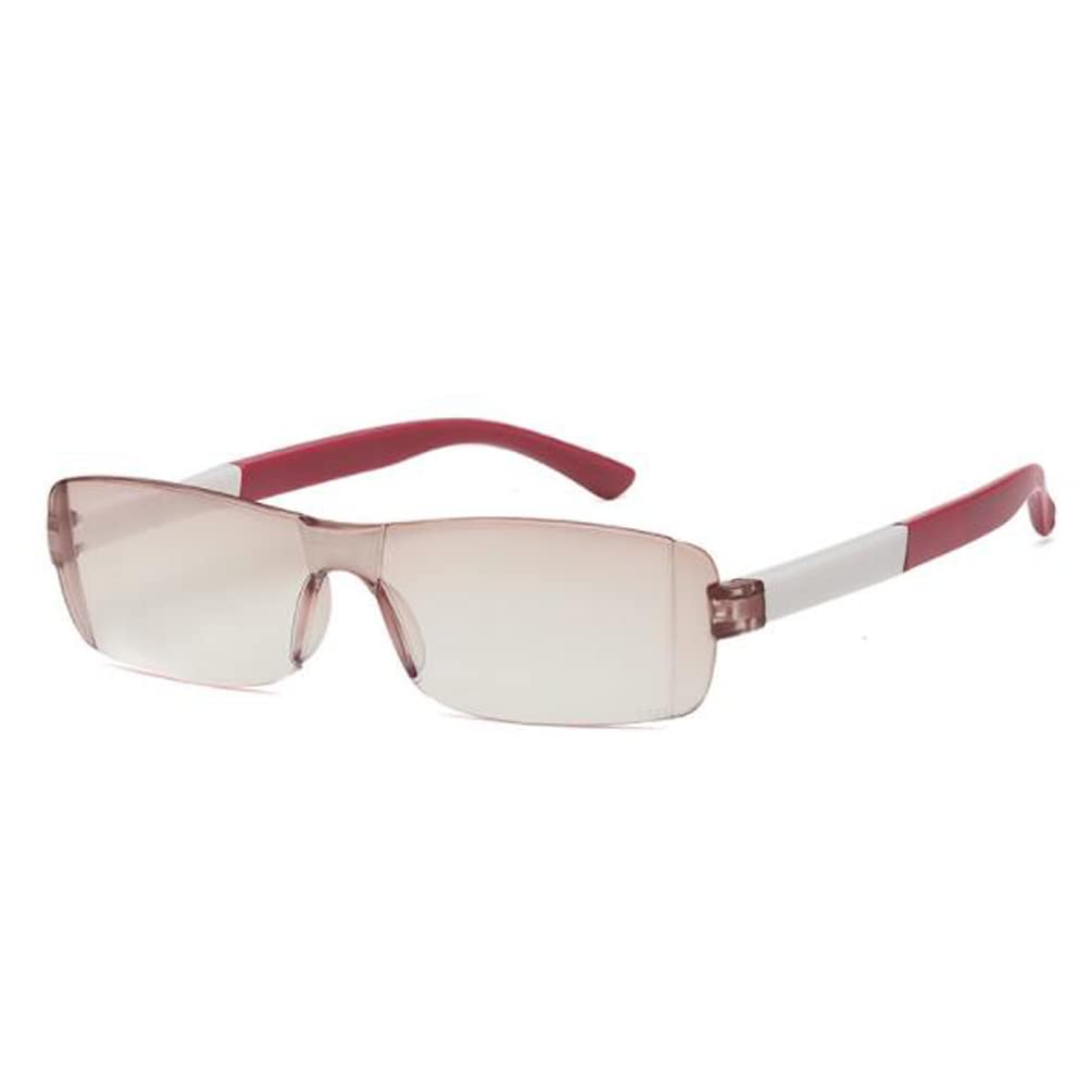 Pub One-piece Presbyopic Glasses Frameless Ultra-light Medium and Old Age Gray Double Gray Anti-fatigue Presbyopic Glasses for Women