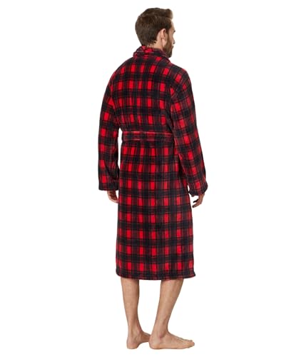 POLO RALPH LAUREN mens Microfiber Plush Long Sleeve Shawl Collar Robe2