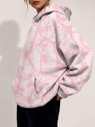 Image of Trendy Queen Women Oversized Hoodies Fall Outfits | Gentle Skin Feel, Aesthetic Drop Shoulder, Large Kangaroo Pocket, Seamless Daily Outfit Match