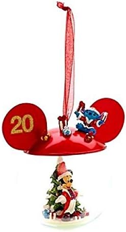 Disneyland Paris Bola de Navidad con diseño de Mickey Mouse, rara