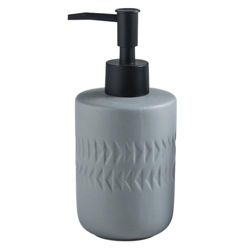 Lindos Accesorios de baño Dispensador De Jabón Cerámica Lujo, Ligero, For Ducha, Gel, Champú, Botella Agua, Loción, Prensa, Hotel, Club, Desinfectante Botella con Bomba de cerámica