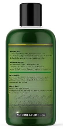 Miniatura 9 de Alquitrán de Hulla, Sábila y Romero Champú (alquitrán de hulla, aloe vera y romero) 16.9 fl oz  Fórmula antipicazón y purificante  Cuidado calmante