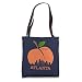 Atlanta Georgia Peach Skyline Tote Bag