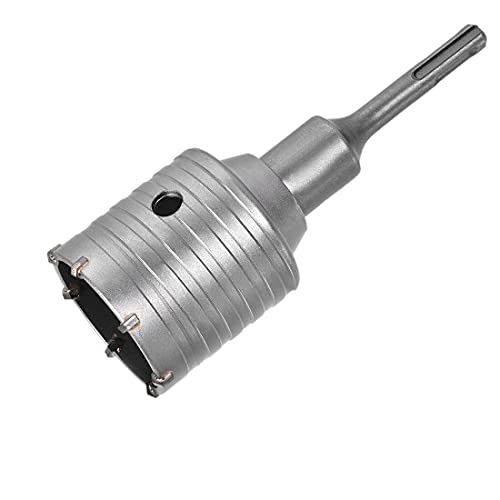 Broca para taladro de impacto SDS tipo Hole Saw, diámetro de perforación 50 mm, carburo, para paredes, piedra y ladrillo — Huuvo
