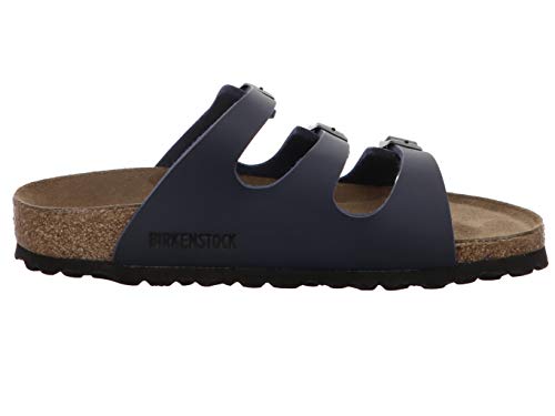 Image of Birkenstock Florida Women's Birko-Flor Clogs & Mules, darkblue, 11 /11.5