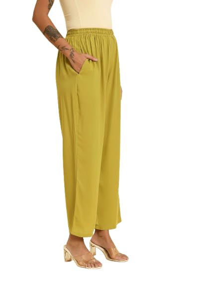 Image of Soft Colors Relaxed Fit Pocket Palazzo