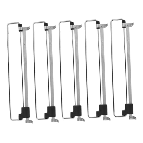 Barre de rangement télescopique extensible armoire robuste dressing lot de 5 - 2