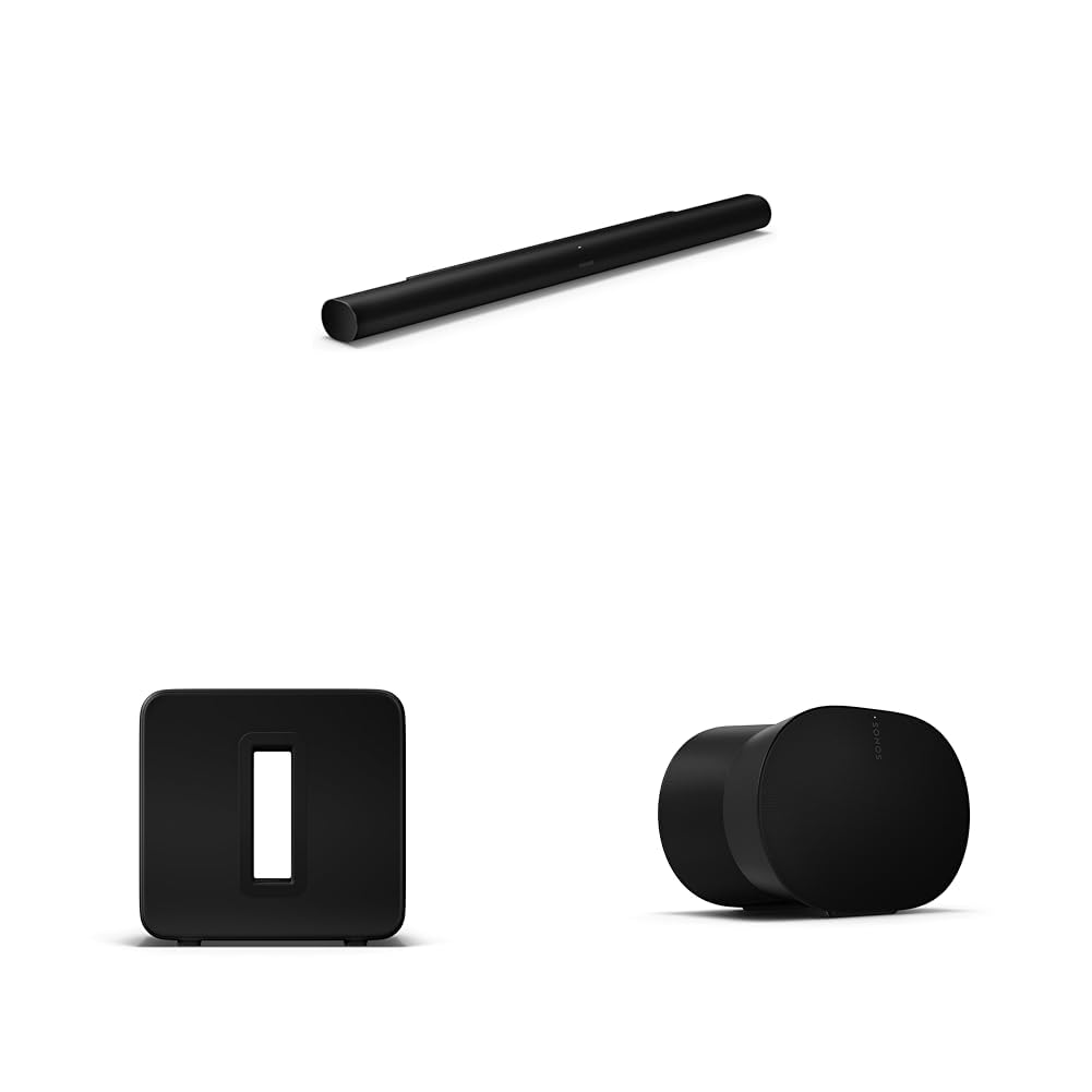 Sonos Arc Ultra | Dolby Atmos Soundbar with WiFi, Bluetooth for 9.1.4 Surround Sound and Sub Gen 4 Wireless Subwoofer with Powerful Bass for Immersive Entertainment & Era 300 Pair- Black-image-24
