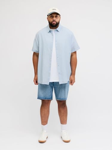 Jjebreeze Linen Blend Shirt S/S Sn Pls - Plus Size – Ansicht 3