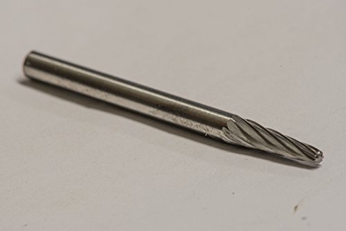 Fresa de carburo sólido single cut 1/8" x 3/8" miniatura 3