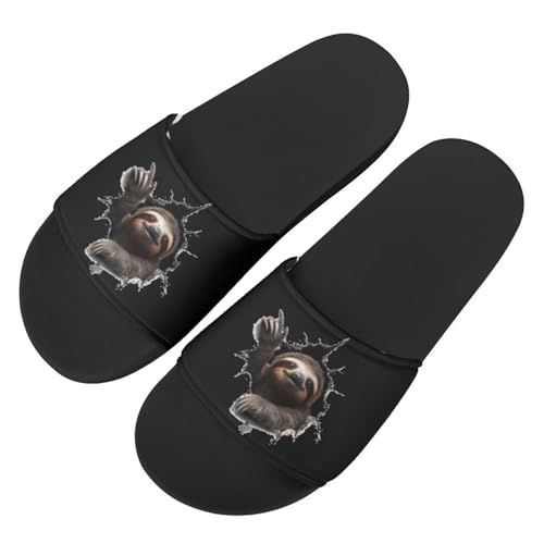 Slides Slippers for Women Men, Anti Slip House Shoes Lightweight Bathroom Slippers for Indoor Outdoor4