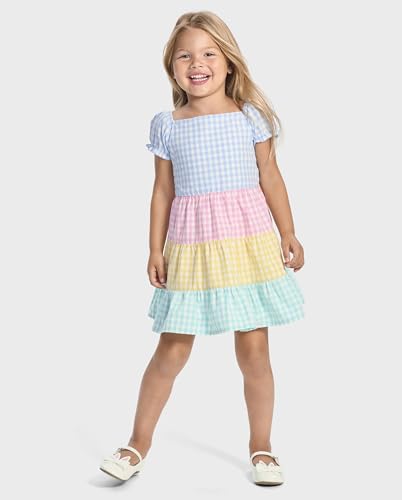 Image of Gymboree Girls' and Toddler Short Sleeve Tiered Dresses