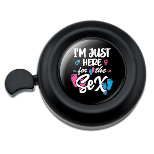 Graphics & More I'm Here for The Sex Gender Reveal Bicycle Handlebar Bike Bell