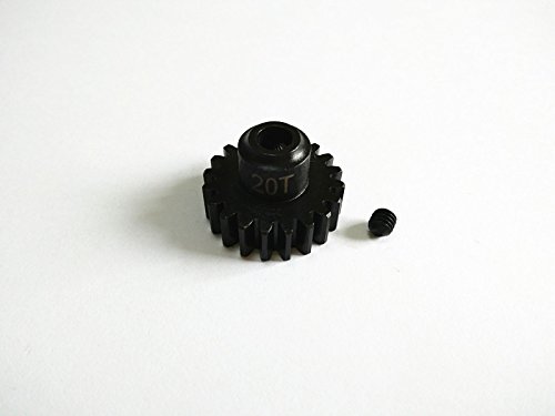 アクセサリー POWER GEAR MAX Amazon.com: Hardened Steel 20T Motor Pinion Gear for Traxxas 1/5 X