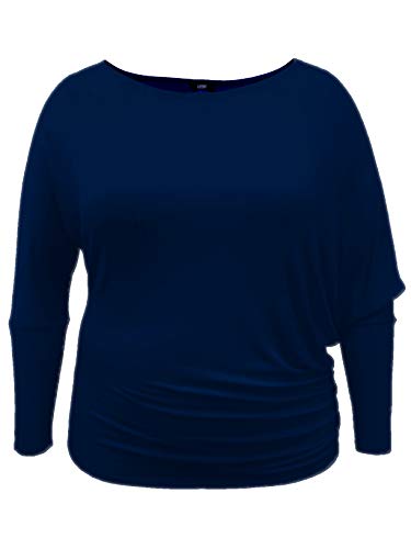 LEEBE Donna Taglie Forti - Camicia Fuori dalla