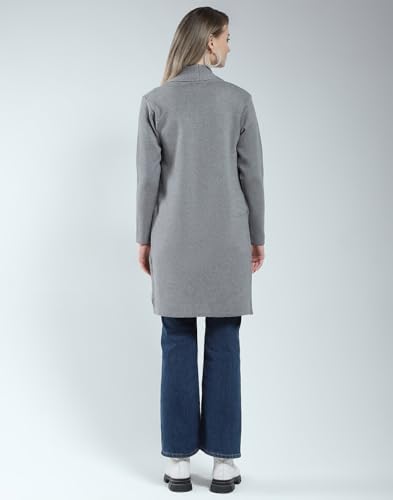 Image of Monte Carlo Womens Regular Fit Full Sleeve Front Open Solid Winter Cardigan (Pack of 1)