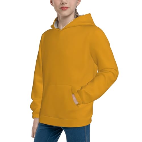 Goldenrod Kid Hoodies Boys Sweatshirts Girls Pullover with Pocket2