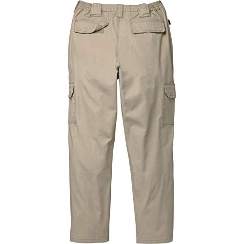 Gravel Gear Men's 7-Pocket Tactical Pants With Teflon - Khaki, 38In. Waist X 32In. Inseam #TOP5