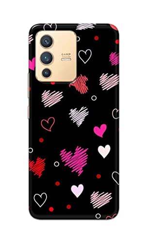 Image of PRINTFIDAA Vibrations of Love Hard Back Cover for Vivo V23 5G Back Cover -(P6) KAT1009