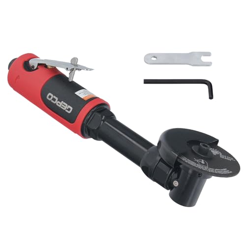 GEPCO Druckluft-Trennschneider extra lang 310 mm Trennschleifer Trennschneider Winkelschleifer Tiefenschneider Pneumatisch Kfz