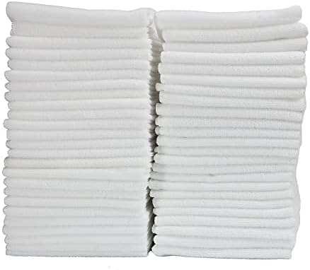 TTpn Best Lint-Free Warp Knitted. Microfiber Multipurpose Cleaning Cloth.Dishrag .Wash Cloth. Dish Cloths & Dish Towels. Pack of 50