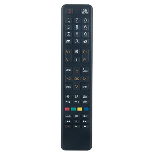 VINABTY RC4825 Remote Control Replaced Fit For Telefunken 4K OLED TV D32H278A3 D32H277N3C D49F283N3C L55F243N3CV1 L23H277D3 L42F242N3C L28H272M3D D39F275N3C D39F185N3C D32H280Q3 L24H180A3D - Image 4