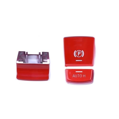 Electronic Handbrake Parking Brake For BMW 5 7 X3 X4 X5 X6 F Series F01 F02 F10 F18 F12 F15 F16 F25 F26 Electronic Parking Brake Switch Button(Red 1SET 7)