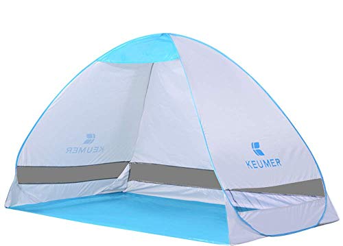 Tente de plage pop up ventilée et durable pour camping et pêche en couple