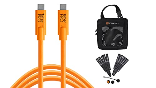 Starter Tethering Kit w/USB-C to USB-C, 15' (4.6m) ORG