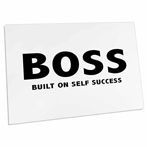 3dRose BOSS Built ON SELF Success Desk Pad