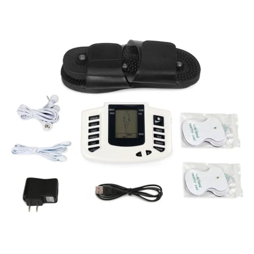 Aparelho Fisioterapia Massageador com Eletrodos Pulso Eletrico Portátil Acupuntura - Acompanha Chine