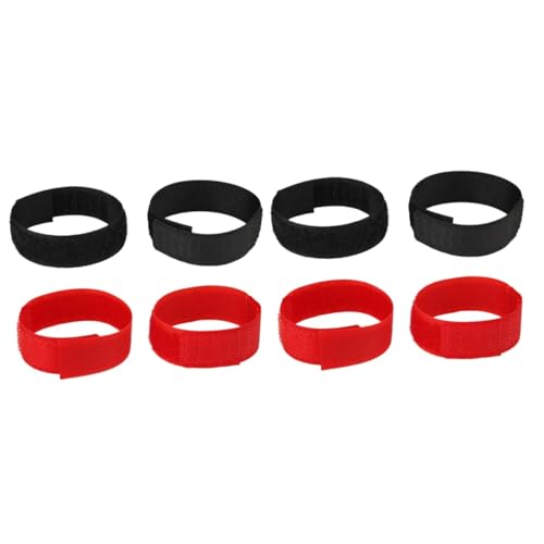 VANZACK 2sets Rooster Neck Ring Anti-Hook Pet Collar Sound Proof Neck Straps Fashionable Collar for Boys and Girls for Chickens 4pcs*2