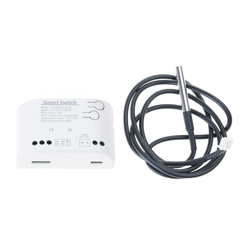 jebyltd Módulo De Conmutación Temperatura con Control Remoto/para Automatización del Hogar con Funciones Sincronización Y Uso Compartido Controlado por 433MHz