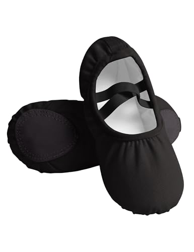Canvas Ballet Shoes for Girls Ballet Flats for Toddler/Little Kid/Big Kid/Adult