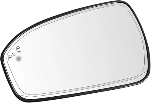 Verre de rétroviseur gauche chauffant pour Ford Fusion 2013-2021