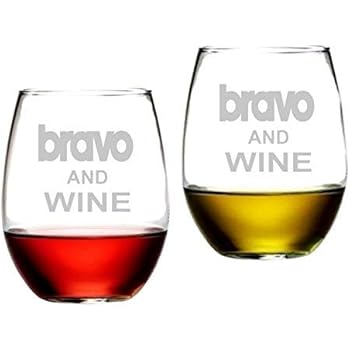 real housewives custom wine glass