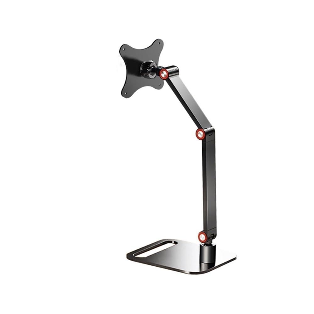 Podstawka pod monitor do biurka Portable Vesa Monitor Stand Aluminum Alloy Folding Arm Holder Desktop Display External Holder Mount for 17.3 inch Screen Bracket Stojak na monitor
