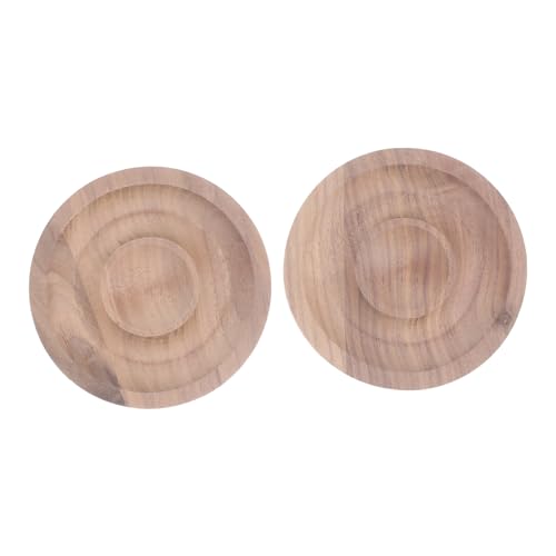 BESPORTBLE Organizer Jewelry Tray 2pcs Wooden Bracelet Bead Board Jewelry Storage Plate for Making Bracelet Display Plate for Friends