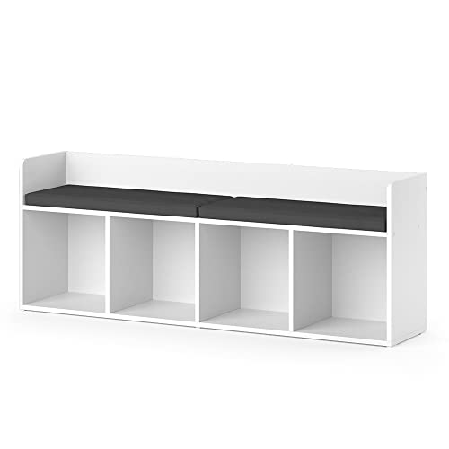 Vicco Kindersitzbank Weiß Luigi Ohne Faltboxen - 31x53x142 cm gefertigt...