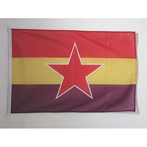 AZ FLAG, Spanish Republican Popular Army Flag, 2x3 Ft, For Outdoor