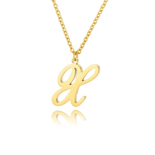 Ecom Mart Customised/Personalized Name Initials For Women With 24k Gold and Silver Plated And Laser Cut Finish-image-46